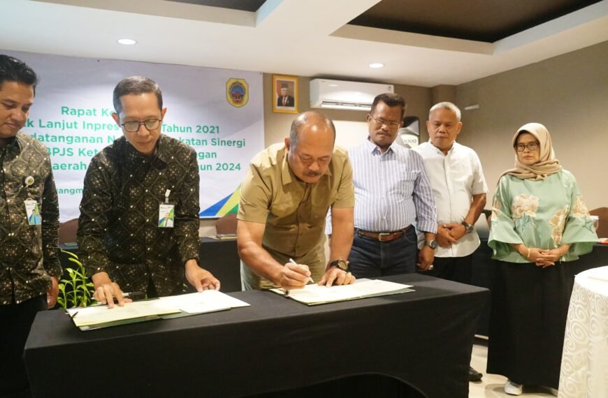 Pemkab Pati Teken Nota Kesepakatan Dengan BPJS Ketenagakerjaan