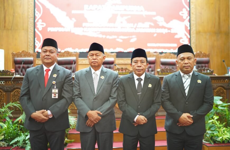 Resmi Dilantik, Ketua DPRD Baru Siap Jalankan Tugas Secepatnya