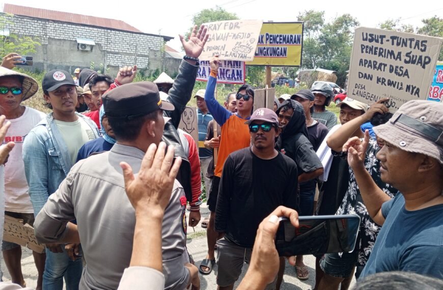 Ratusan Petani Pati Geruduk PT New Ramon Star, Tutut Pabrik Segera Di Tutup