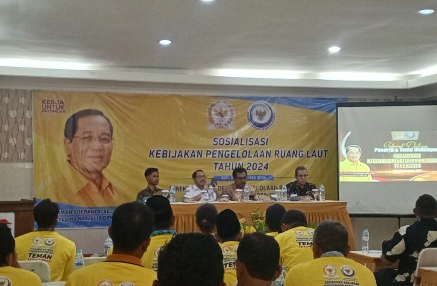 Bimtek Kebijakan Pengelolaan Ruang Laut, Digelar Firman Soebagyo Di Hotel Pati