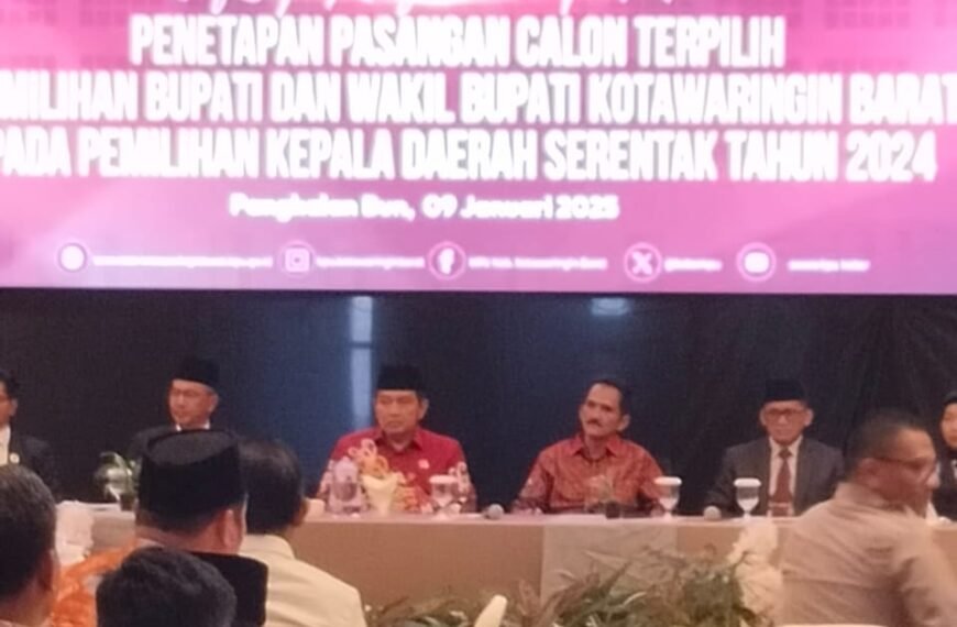 DPRD KOBAR Hadiri Rapat Pleno Penetapan Bupati dan Wakil Bupati Terpilih Pilkada 2024