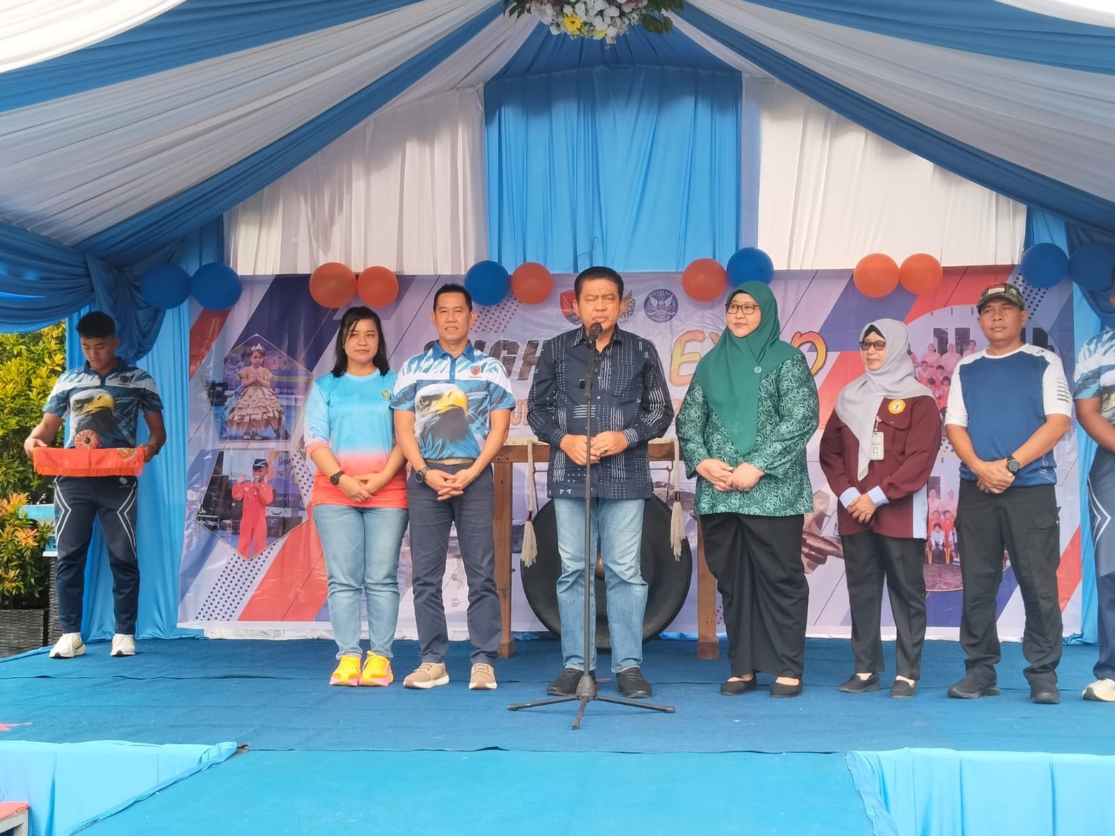 Pj Bupati Bersama Bunda Paud Menghadiri Angkasa Expo Lanud Iskandar 2025