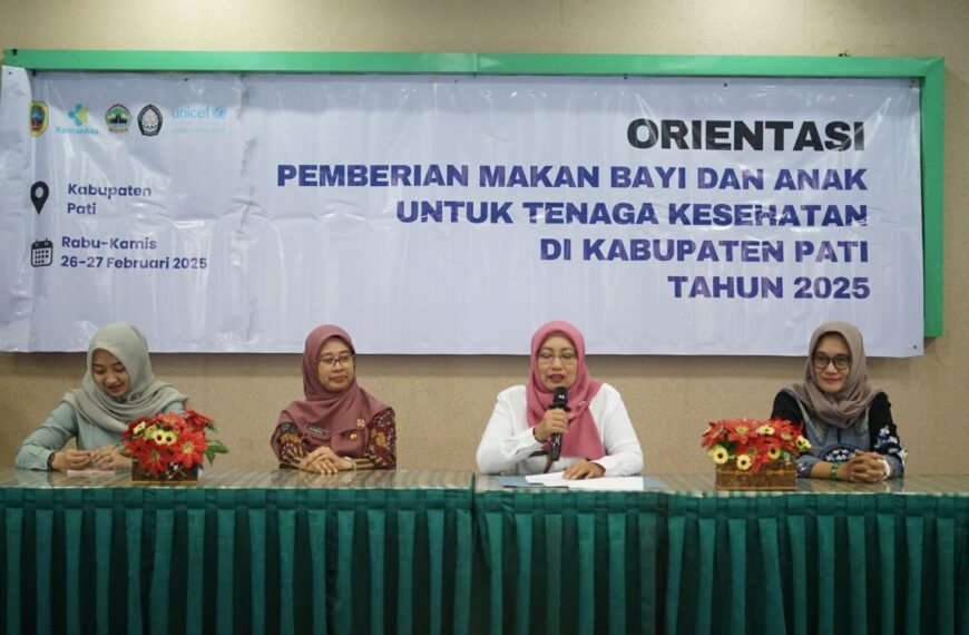Dinkes Pati Laksanakan Orientasi Pemberian Makan Bayi dan Anak Untuk Tenaga Kesehatan
