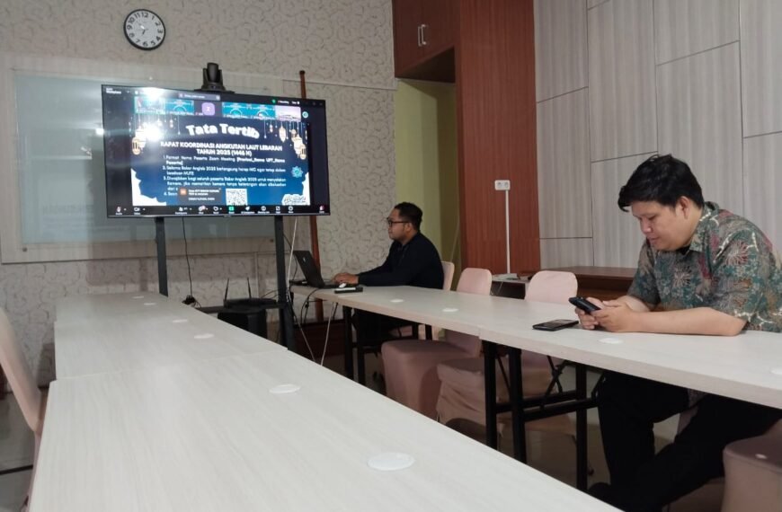 KSOP Kumai Gelar Zoom Meeting Bahas Skema Mudik Gratis Lebaran 2025