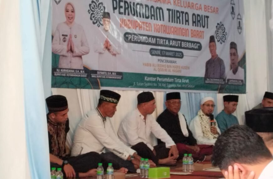 Perumdam Tirta Arut Gelar Buka Puasa Bersama dan Santunan Untuk Masyarakat