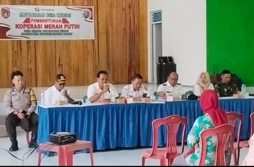 Desa Keraya Gelar Musdesus Untuk Pembentukan Koperasi “Merah Putih”