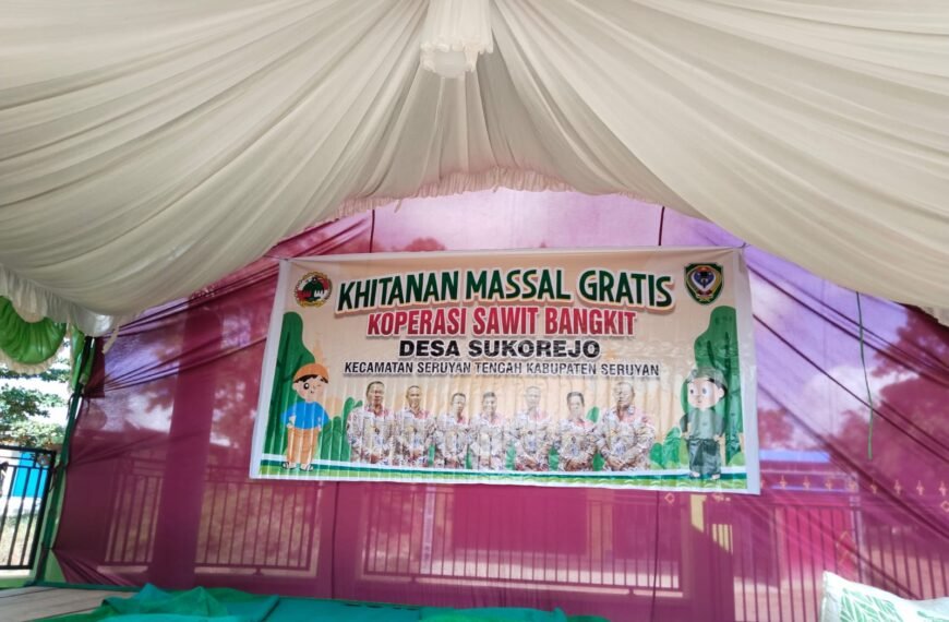 Kitanan Massal Perdana Digelar di Desa Suko Harjo, 23 Anak Terdaftar Oleh Koperasi Sawit Bangkit