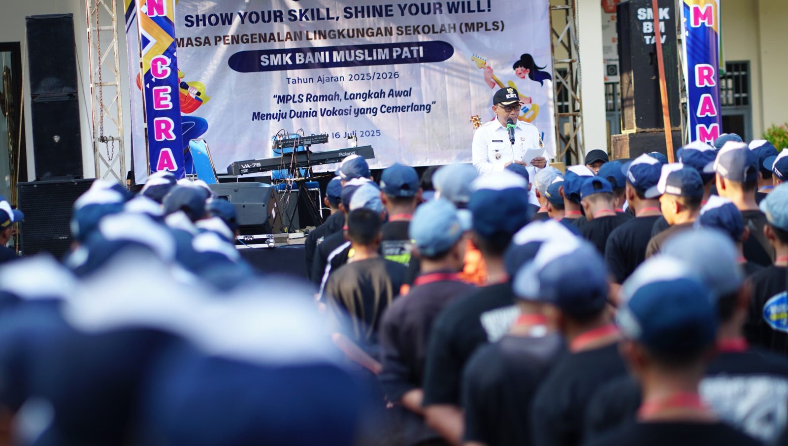 Wakil Bupati Pati Berikan Motivasi di MPLS SMK Bani Muslim