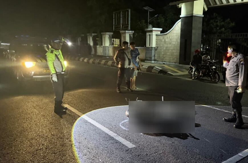 Laka Tunggal di Jalan P. Sudirman Pati, Satu Pengendara Meninggal Dunia