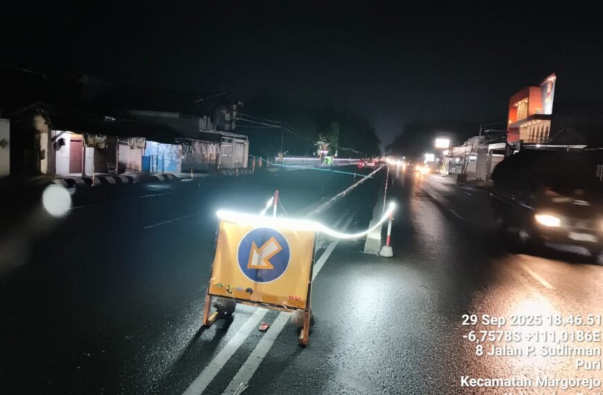 Mengurangi Hal Tidak di Inginkan, Pihak ketiga Menambah Lampu Penerangan dan Rambu di Sejumlah Titik