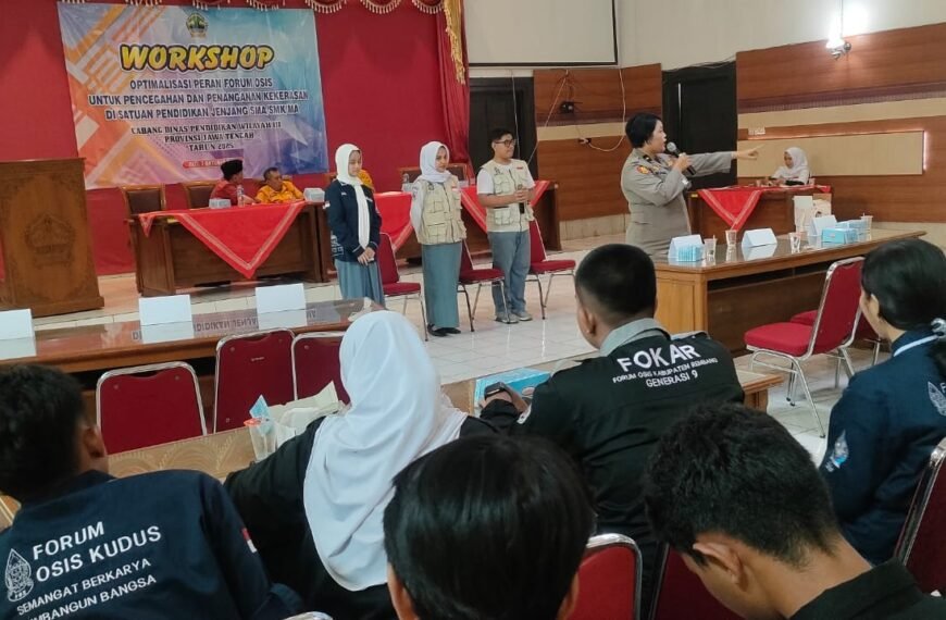 Polresta Pati Sosialisasikan Pencegahan Kekerasan di Sekolah Lewat Forum OSIS