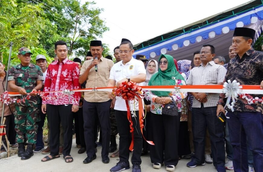 Pembangunan Jalan Tuntas, Bupati Sudewo Hadir di Tasyakuran Warga Gadu–Gajihan