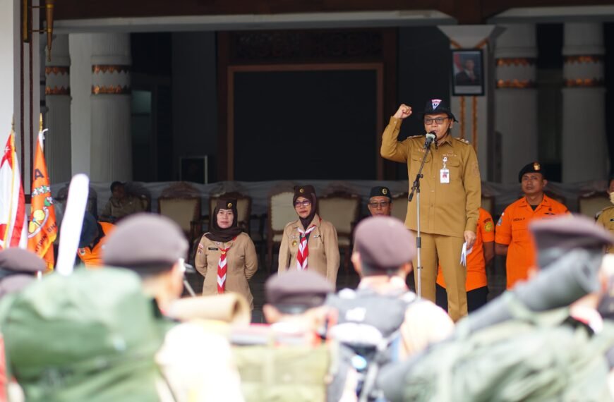 Wabup Pati Buka Gladi Tangguh Pramuka, Cetak Generasi Tangguh dan Siap Tanggap Bencana