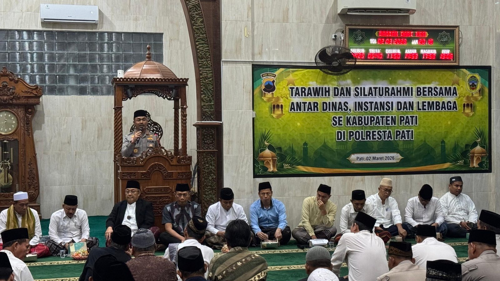 Putaran Kedua Tarhima, Kapolresta Pati Ajak Perkuat Sinergi dan Jaga Kondusivitas Ramadhan