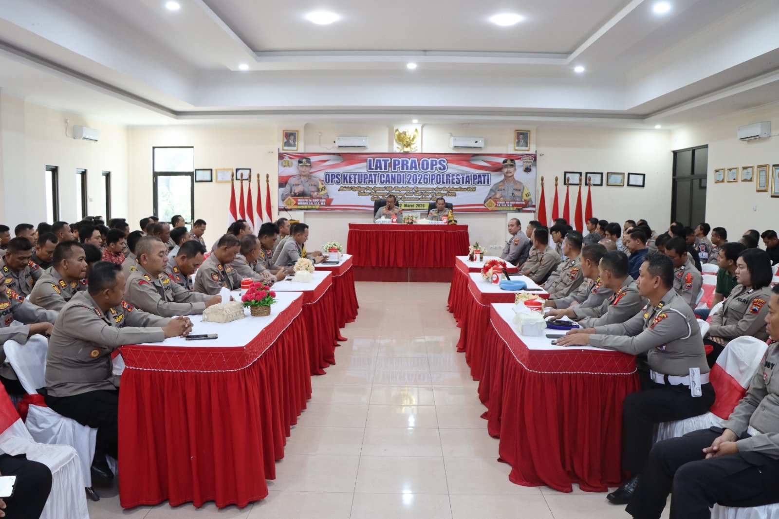 Polresta Pati Matangkan Pengamanan Lebaran melalui Latpra Ops Ketupat Candi 2026
