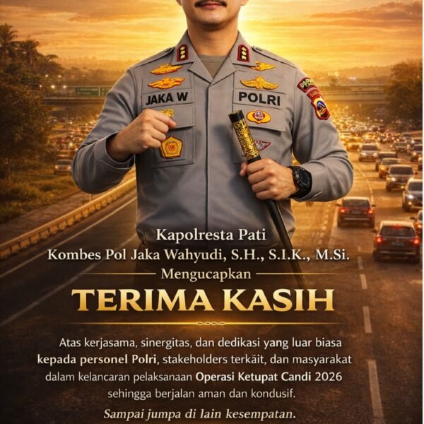 Kapolresta Pati Apresiasi Sinergi Semua Pihak di Ops Ketupat Candi 2026