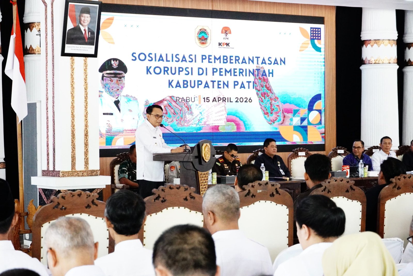 Genjot Transparasi, KPK Berikan Sosialisasi di Pendopo Pati