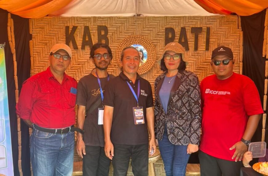 Kerajinan Bonggol Jagung Tiara Craft Asal Sarirejo Pati Ikuti Semarak KaTa di Grobogan