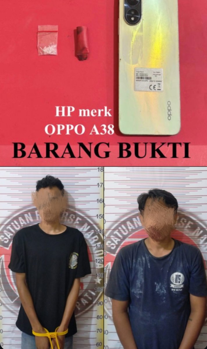 Polresta Pati Ungkap Kasus Sabu, Dua Pelaku Asal Rembang Diamankan