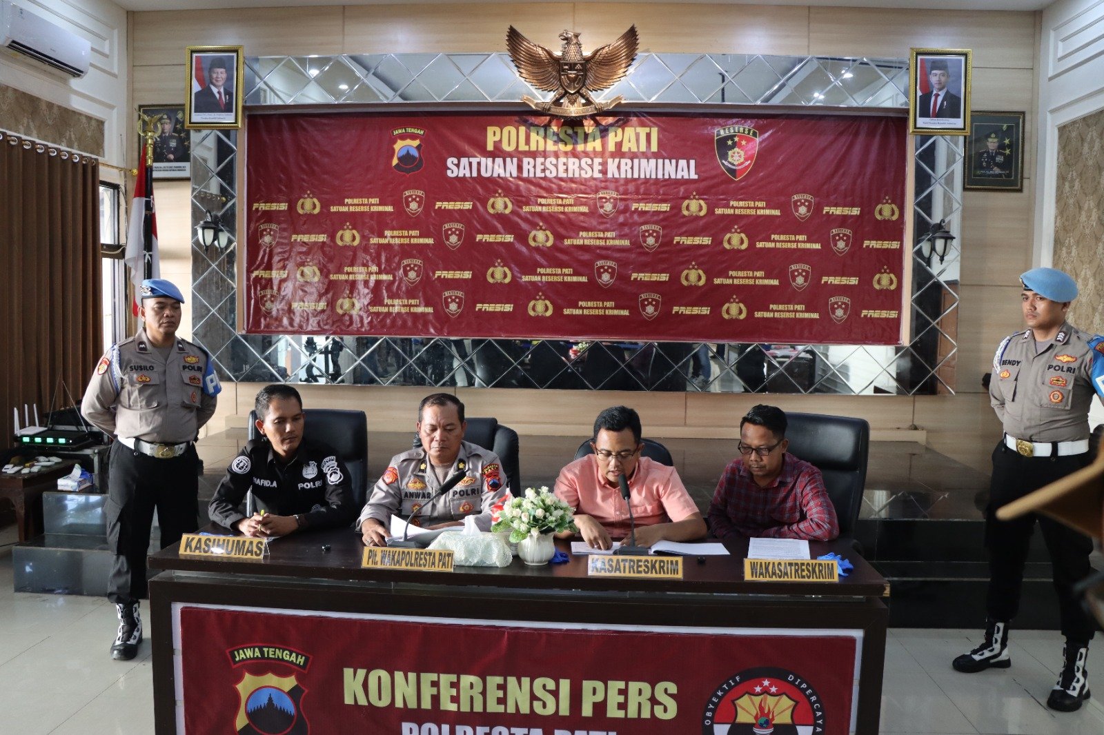 Polresta Pati Ringkus Komplotan Curanmor Antar Kabupaten, Motor Raib Saat Orkes Dangdut