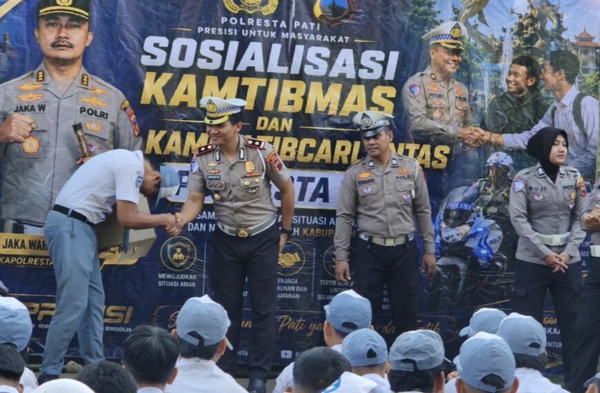 Satlantas Polresta Pati Edukasi Pelajar SMA 3 Pati, Cegah Tawuran dan Geng Motor