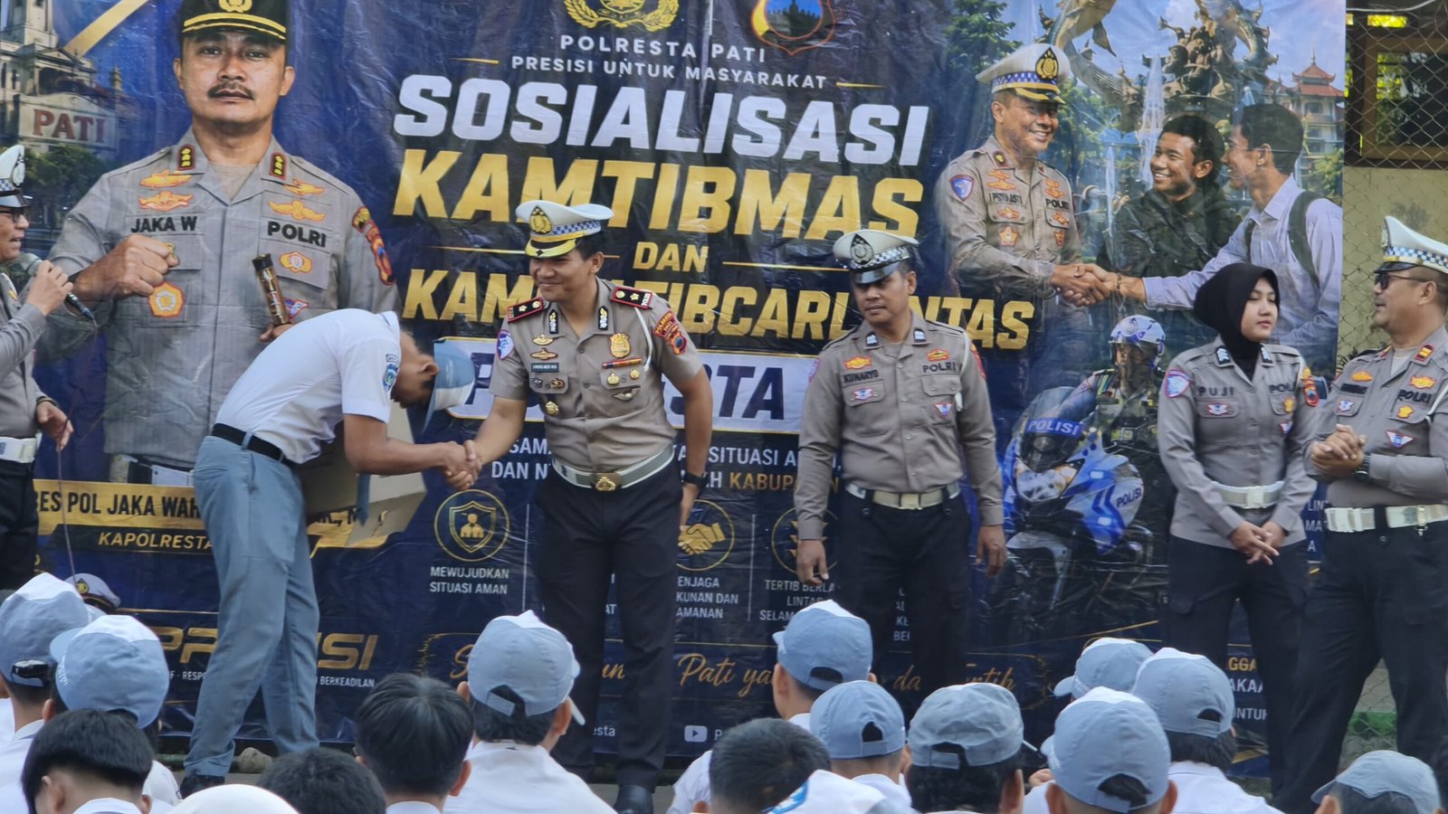 Satlantas Polresta Pati Edukasi Pelajar SMA 3 Pati, Cegah Tawuran dan Geng Motor