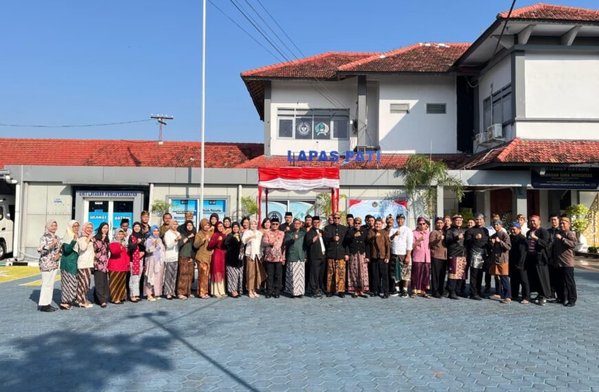 Peringati Harganas ke-33, Lapas dan Bapas Pati Gelar Upacara Bersama Usung Tema “Ayah Wajib Hadir