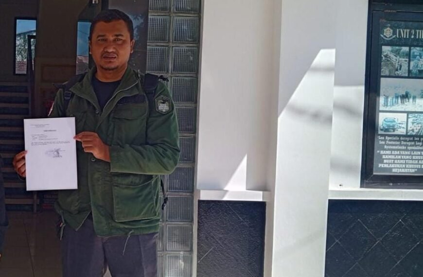 Forum LSM dan Media Bersatu Laporkan Dugaan Penebangan Sengon di Kawasan Pelindung Sungai ke Polresta Pati