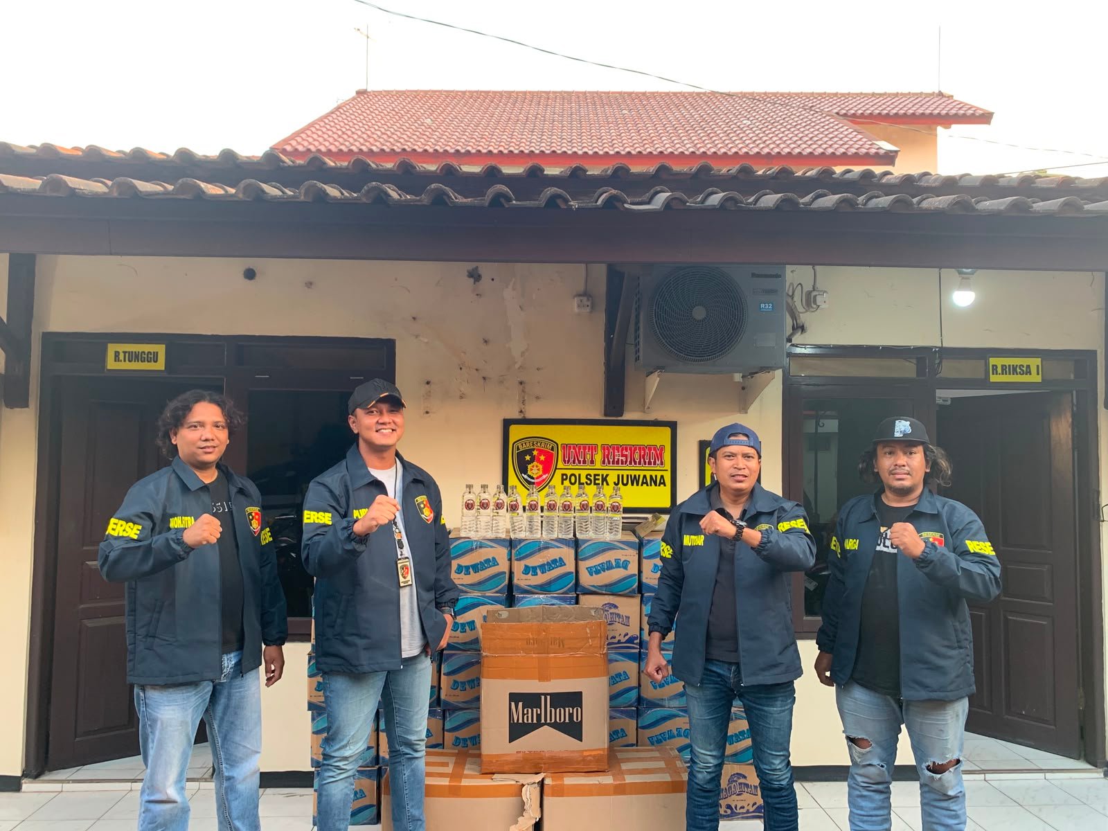 Polisi Gagalkan Peredaran 1.063 Botol Arak Bali di Juwana, Diduga Akan Didistribusikan ke Sejumlah Titik