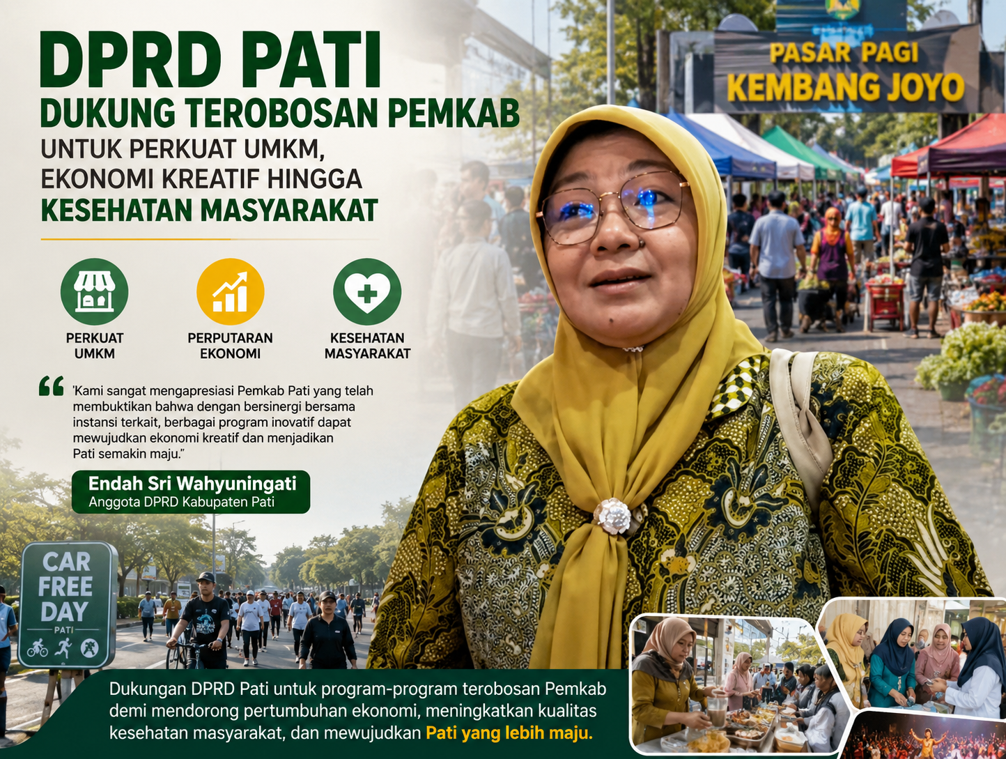 DPRD Pati Dukung Terobosan Pemkab untuk Perkuat UMKM, Ekonomi Kreatif Hingga Kesehatan Masyarakat