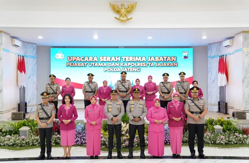 Mutasi Strategis di Polda Jateng, 22 Jabatan Berganti untuk Tingkatkan Kinerja Organisasi