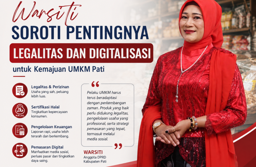 ‎Warsiti Soroti Pentingnya Legalitas dan Digitalisasi untuk Kemajuan UMKM Pati‎‎