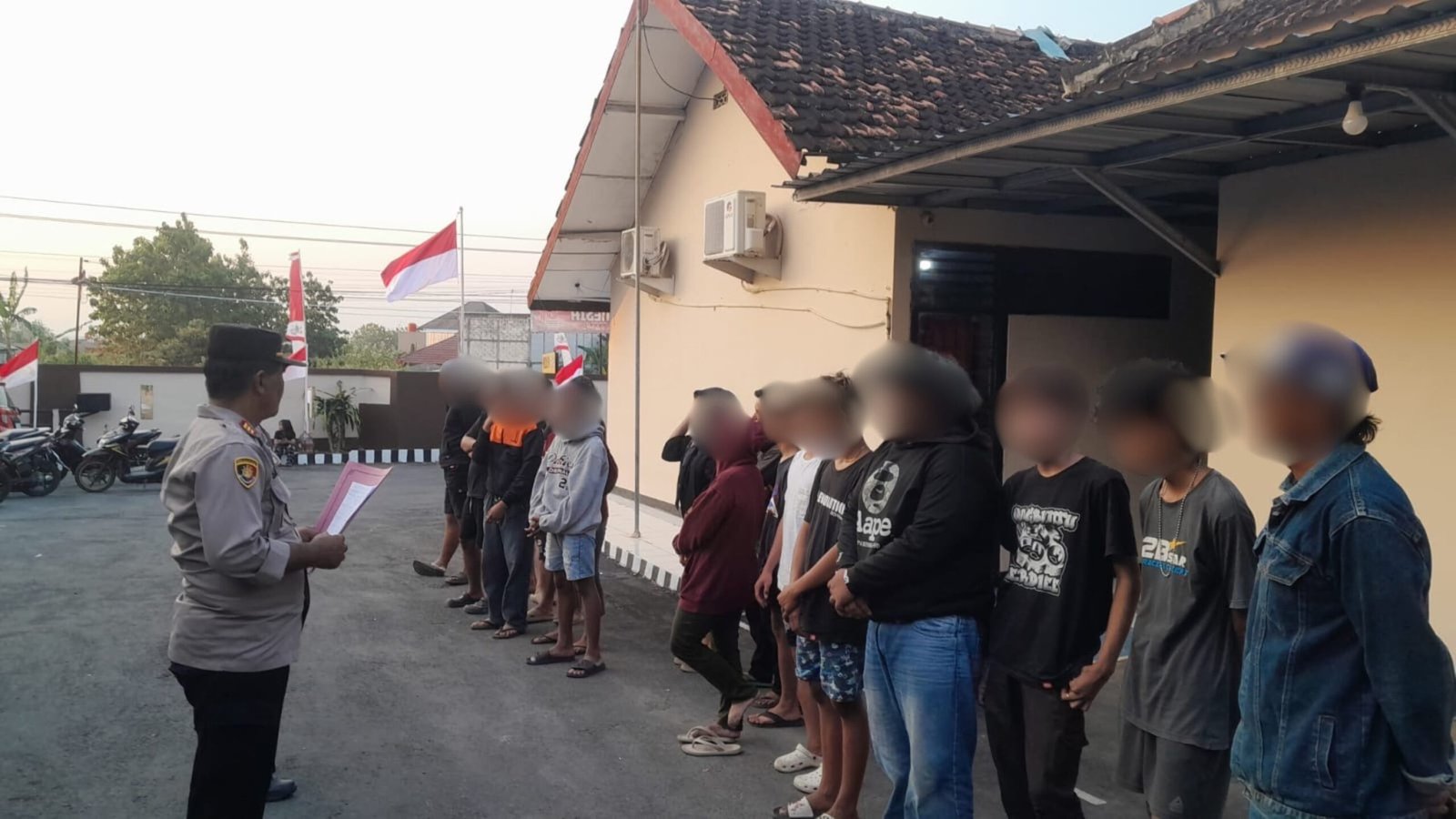 Polresta Pati Gandeng Tokoh Poro yai tokoh Masyarakat, Pihak Sekolah, Kepala Desa dan Orang Tua Selesaikan Kasus Tawuran di Sukolilo