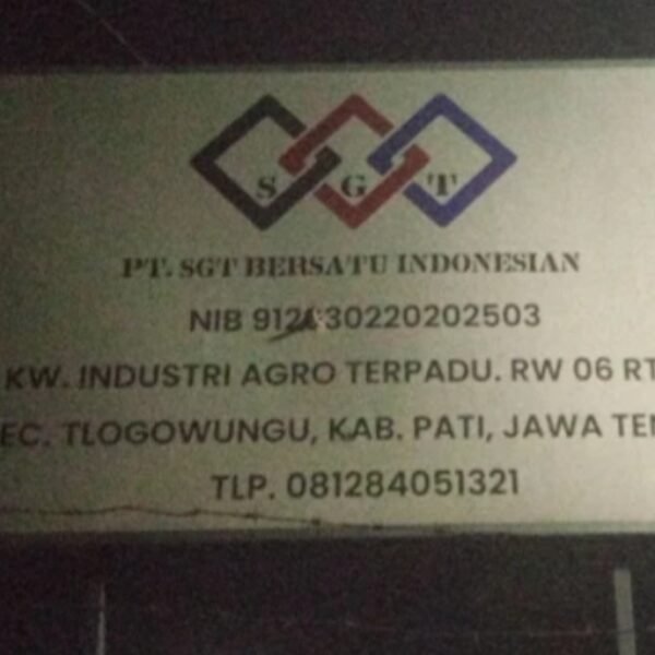 PT SGT Bersatu Indonesia Disorot, Dugaan Belum Lengkapi Perizinan Dilaporkan ke Polresta Pati