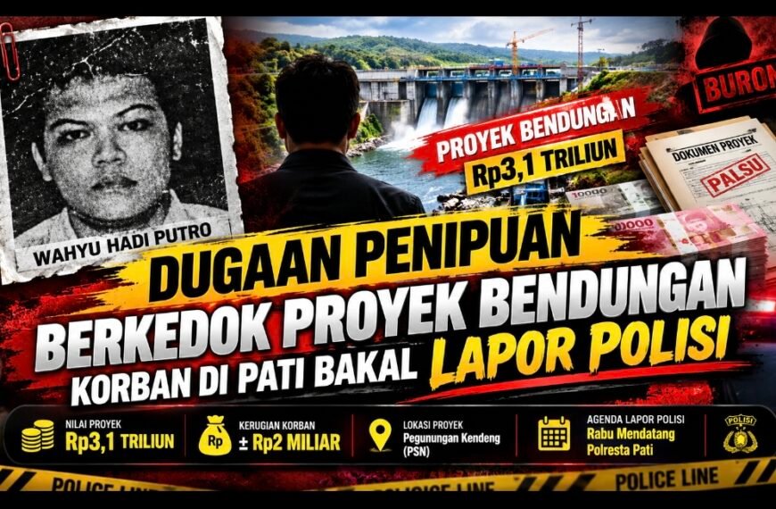 Diduga Jadi Korban Penipuan Proyek Bendungan Rp3,1 Triliun, Warga Pati Agendakan Lapor ke Polresta